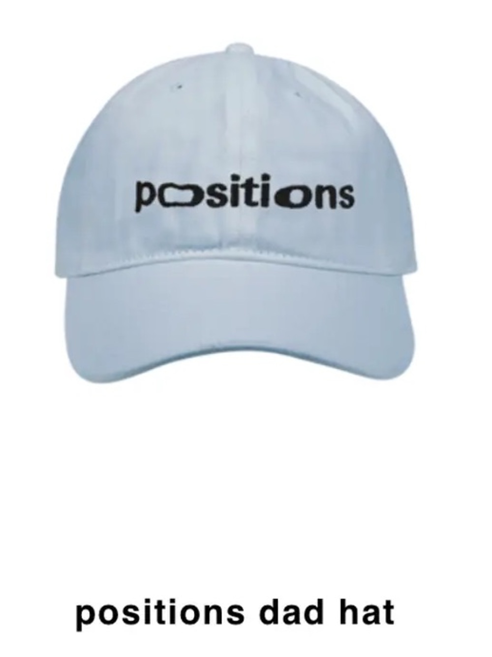 RARE - ARIANA GRANDE - 2020 - POSITIONS - DAD BASEBALL HAT